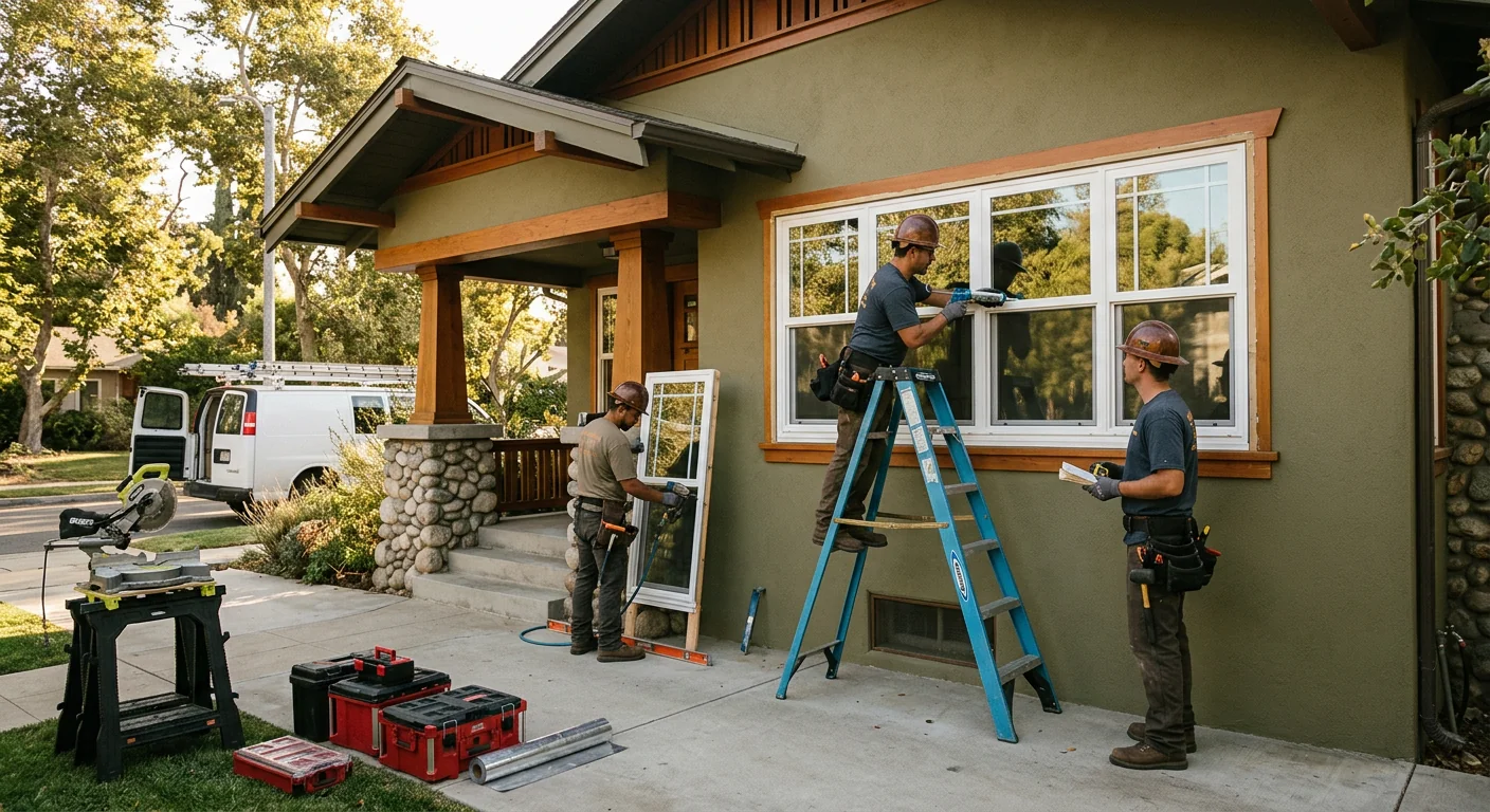 Craftsman Bungalow Double Hung Upgrade in West Altadena