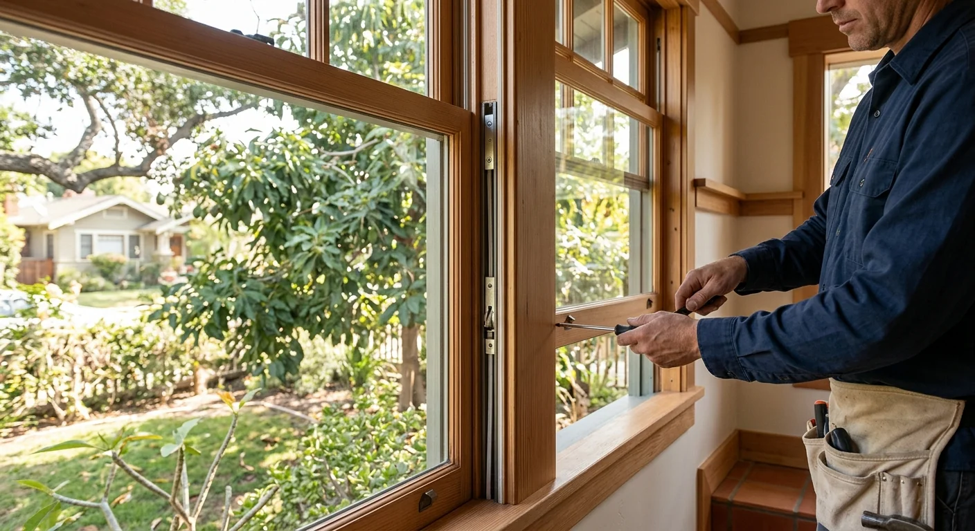 Sash Cord and Balance Repair on a Craftsman Bungalow